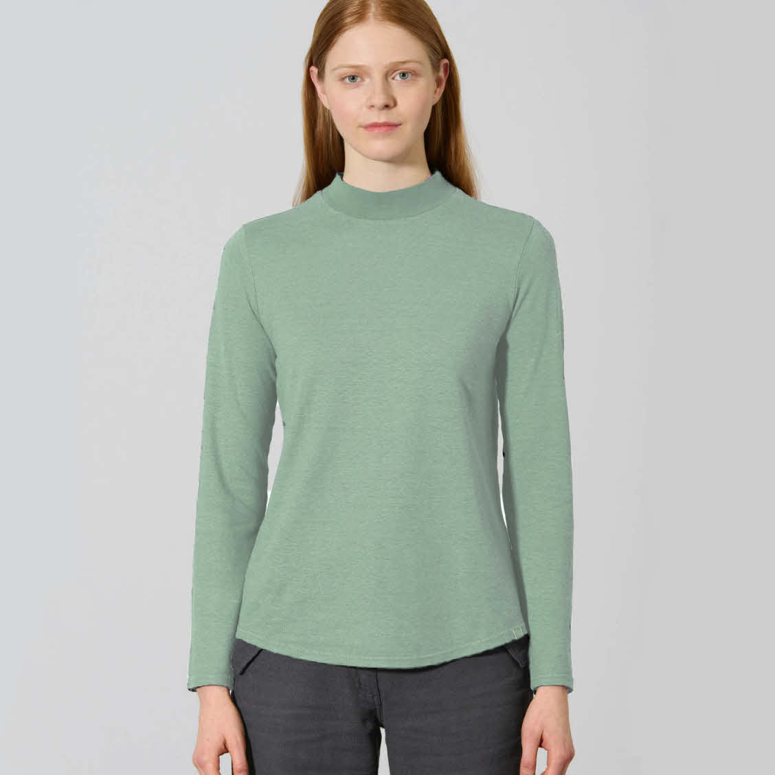 Zacht T-shirt met lange mouwen voor dames, naadloos