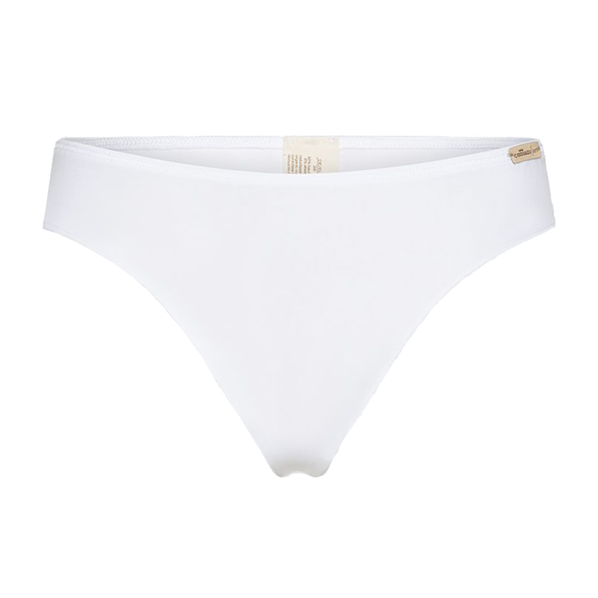 Witte string van biokatoen / String van Comazo