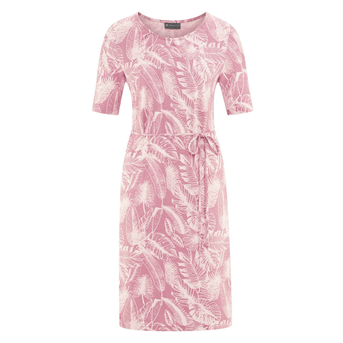 Rationalisatie Hoopvol Detector Jungle dress: roze jurk van hennep en biologische katoen