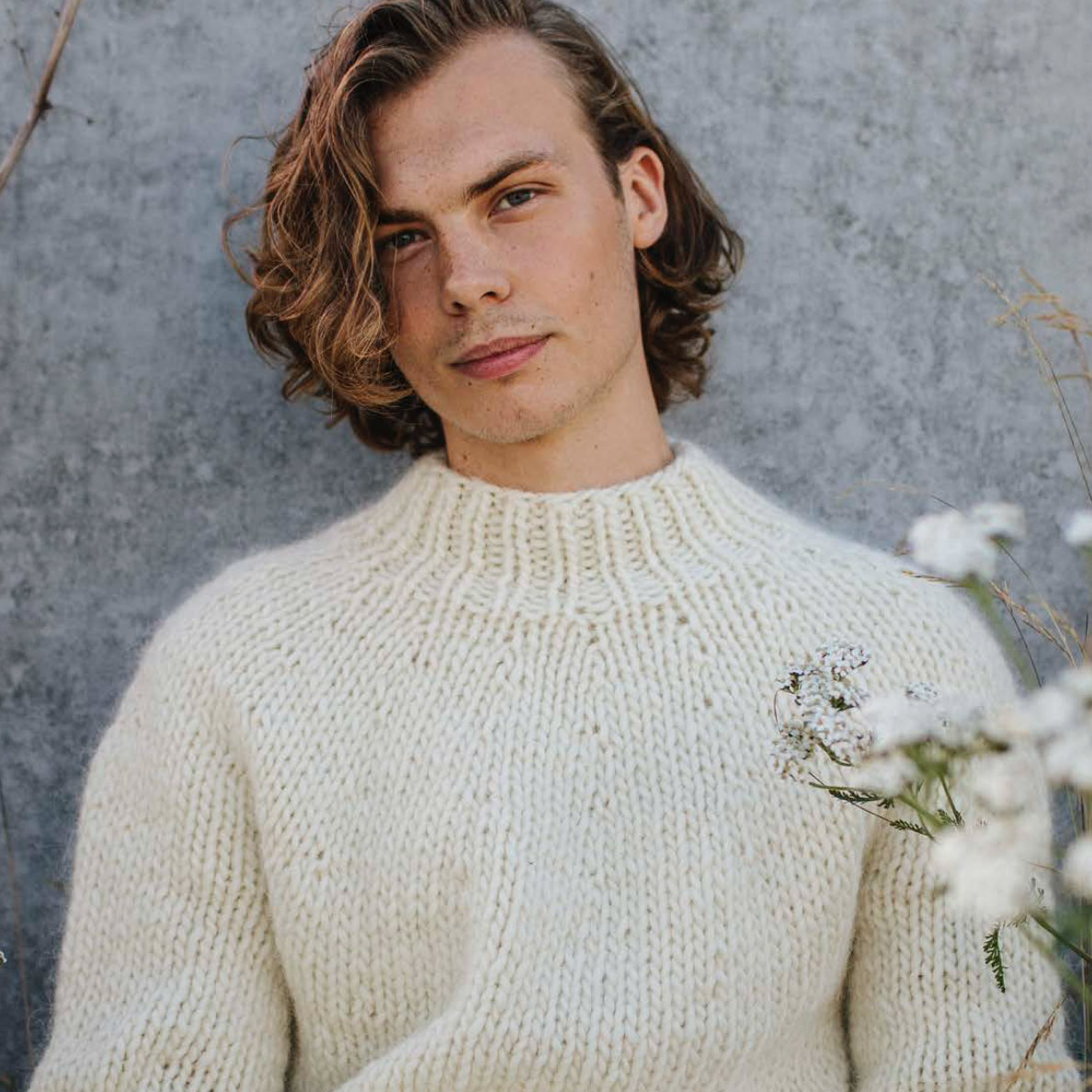 Breipatroon uni trui van Joklalopi breigaren Ecotex