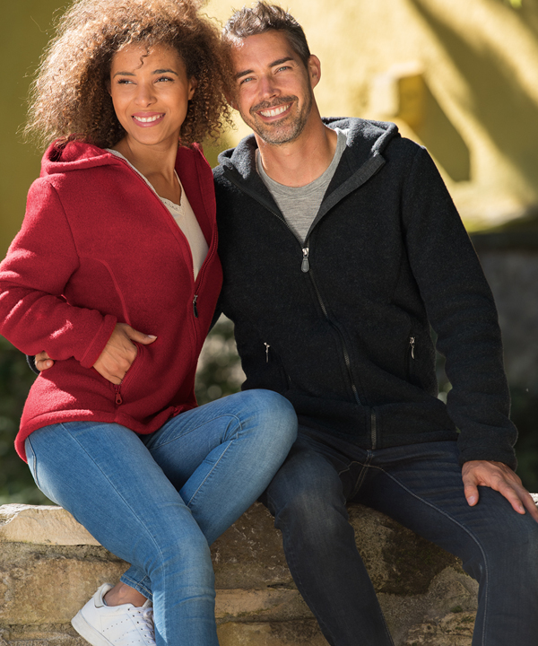 Hoody van biowol Hoodie van Engel