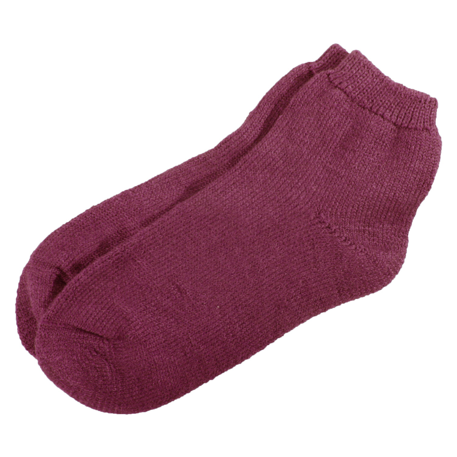 heel veel Generaliseren Loodgieter Korte frambooskleurige sokken van wol en zijde